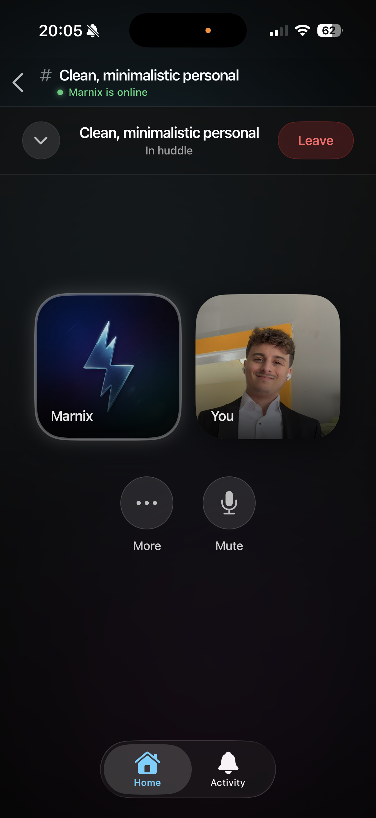 Marnix Remote — phone-side voice huddle